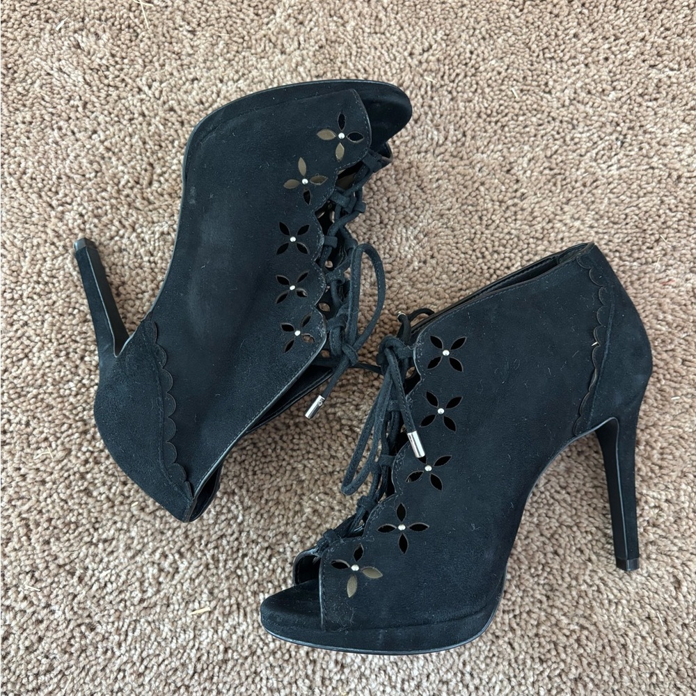 Michael Kors Black Cutout Heels